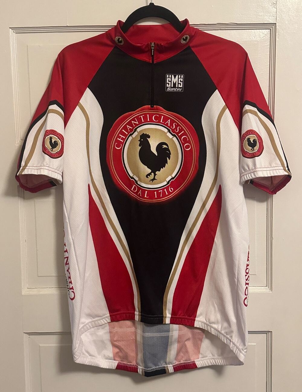 Santini Chianti Classico Men's Cycling Jersey Size 58 / 5XL Made in Italy